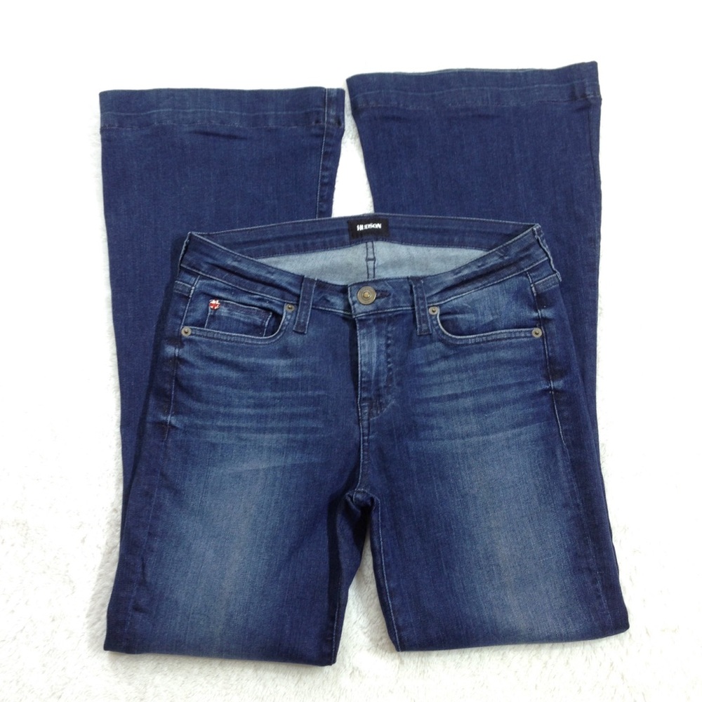 Hudson Ferris Barefoot Flap Flare Jeans